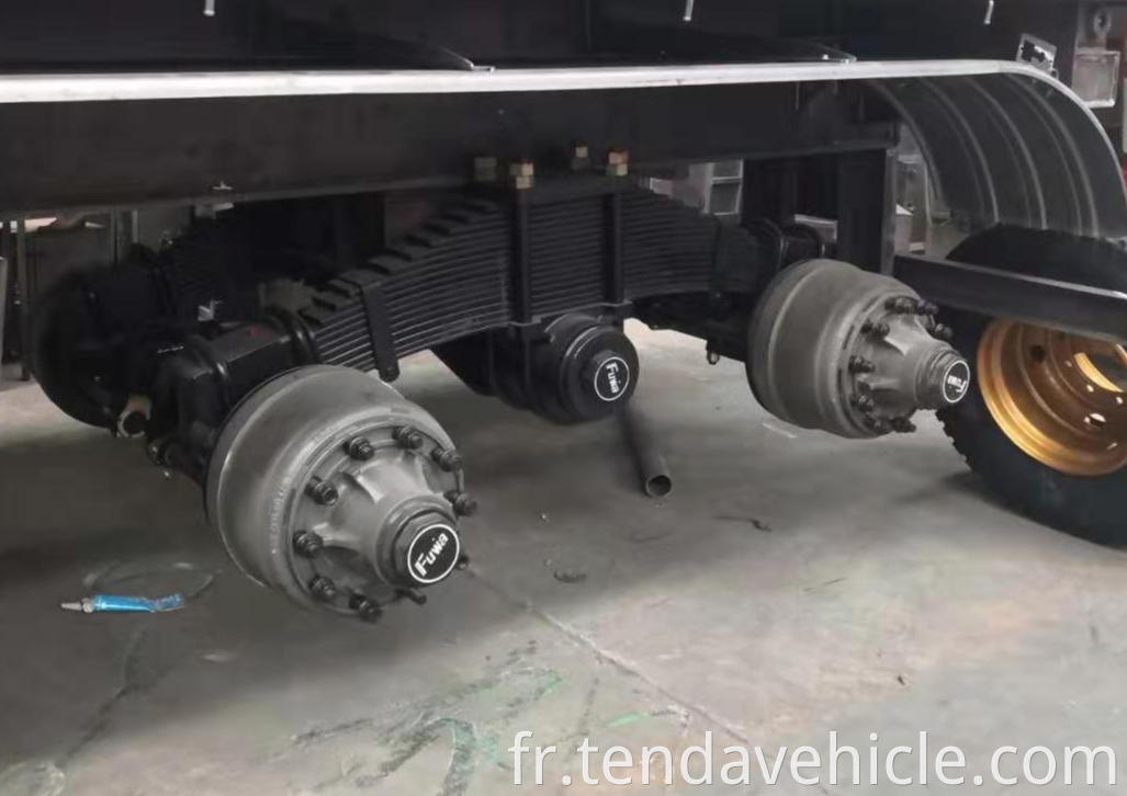 2 Axles Container Flatbed Trailer